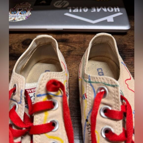 Converse tan map low sneakers size 7 - Picture 7 of 13